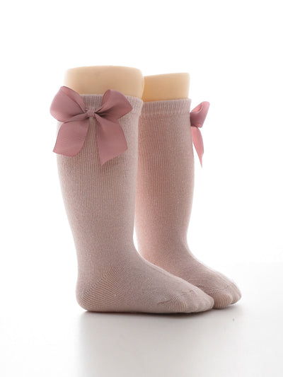 Baby Bow Knot Decor Socks SD