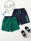 Toddler Boys Striped and Solid Shorts Multipack SD