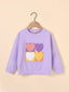 Toddler Girls Heart Grid Sweatshirt SD