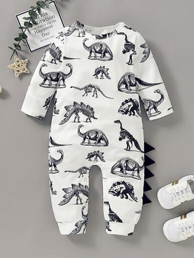 Baby Dino Print 3D Detail Bodysuit SD