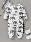 Baby Dino Print 3D Detail Bodysuit SD