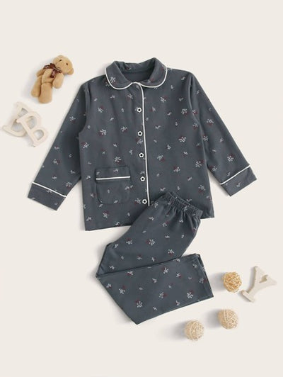 Toddler Girls Ditsy Floral Print Nigh Suit SD