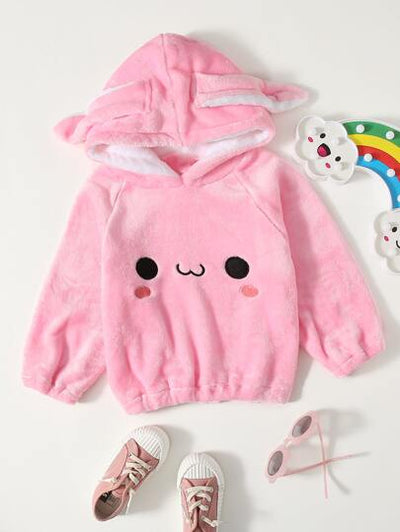 Baby Girl Cute Cartoon 3D Ear Hoodie SD