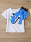 Baby Boys Dino Shoulder Detail Tee SD