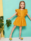 Toddler Girls Frilled Shoulders Dress SD