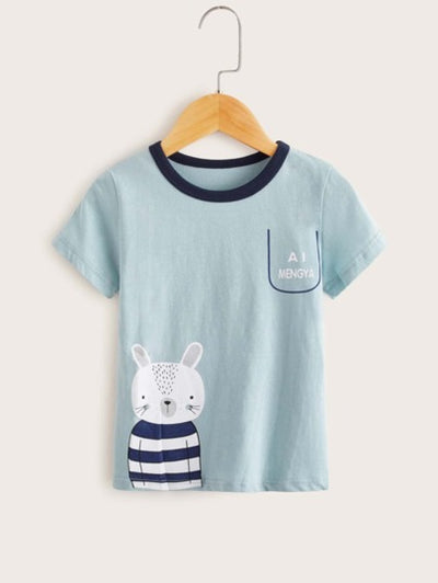 Toddler Boys Rabbit Graphic Tee SD
