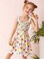 Toddler Girls Ice-Cream Cone Print Dress SD