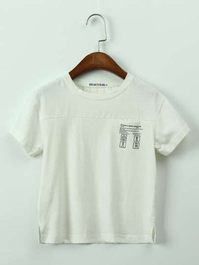 Toddler Boys Pocket Graphic Detail Tee SD