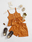 Toddler Girls Grid Peplum Top with Shorts SD
