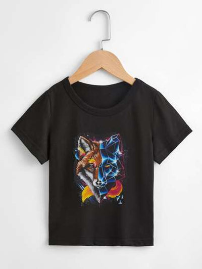 Toddler Boys Fox Graphic Tee SD