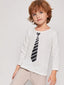 Toddler Boys Tie Graphic Shirt SD