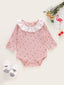 Baby Girl Lace Collar Disty Floral Romper SD