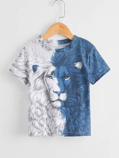 Toddler Boys Lion Graphic Tee SD