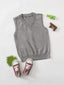 Toddler Boys V Neck Grey Sweater SD