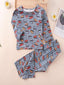 Toddler Boys Van Print Shirt with PJs SD