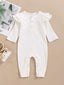Baby Girl Frilled Shoulders Ribbed Onesie SD
