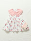 Baby Girl Peter Pan Collar Strawberry Print Dress SD
