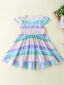 Toddler Girls Multicolor Polka Dot Dress SD