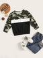 Baby Boy Camo Panel Sweatshirt SD