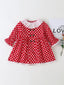 Baby Girl Lace Collar Polka Dot Dress SD