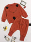 Baby Girl Cartoon Shirt & Ear Detail PJs SD