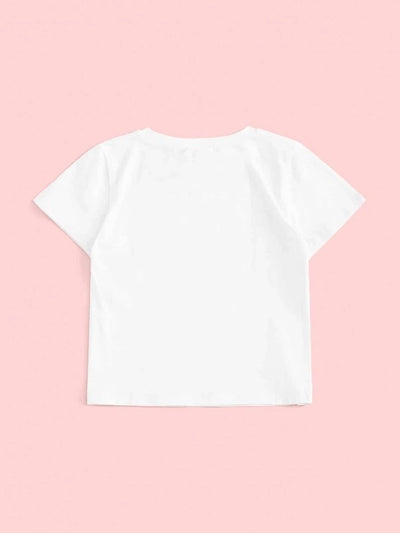 Toddler Girls Flamingo Print Tee SD