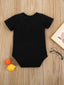 Baby Girl Heart And Slogan Graphic Tee Bodysuit SD