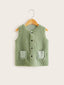 Toddler Girls Front Pocket Teddy Jacket SD