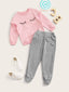 Toddler Girls Frill Detail Sweatshirt & Pants SD