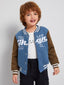 Toddler Boys Colorblock Fleeced Jacket SD