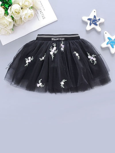 Baby Girl Floral Detail Tutu Skirt SD
