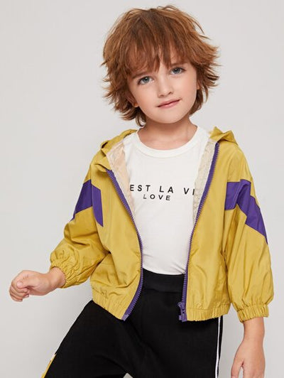 Baby Boy Cut & Sew Windbreaker Jacket SD