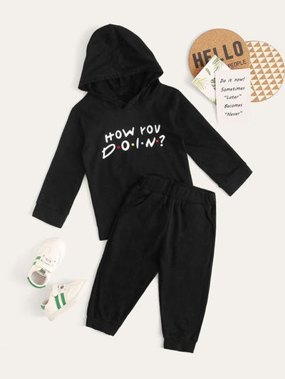 Baby Graphic Hooded Top & Pants