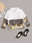 Baby Boy Cheetah & Chain Print Buttoned Shirt SD