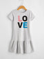 Toddler Girls Love Graphic Dress SD
