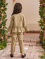 Toddler Girl Single Button Peplum Jacket & Pants Set SD