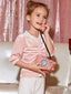 Toddler Girls Lace Collar Velvet Jacket SD