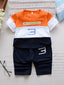 Toddler Boys Colorblock Tee & Shorts SD