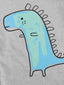 Toddler Boys Contrast Raglan Sleeve Dinosaur Print Tee SD