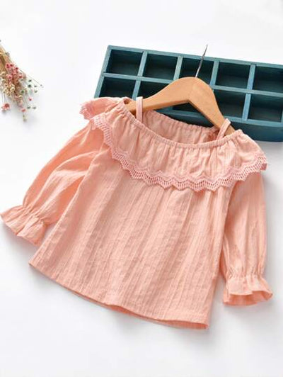 Baby Girl Laced Collar Blouse SD