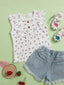 Toddler Girls Floral Print Blouse SD
