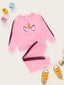 Baby Girl Striped Detail Shirt & Pants SD