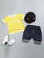 Baby Boy Graphic Tee & Denim Shorts SD
