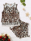 Baby Girl Leopard Print Top & Shorts SD