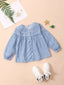 Baby Girl Striped Frill Detail Blouse SD