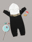 Baby Boy Cut & Sew Leopard Print Bodysuit SD