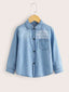 Baby Boy Denim Graphic Shirt SD