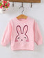 Baby Girl Rabbit Graphic Sweatshirt SD