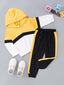Toddler Boys Cut & Sew Hooded Shirt & Pants
