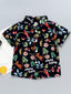 Toddler Boys Jungle Print Buttoned Shirt SD
